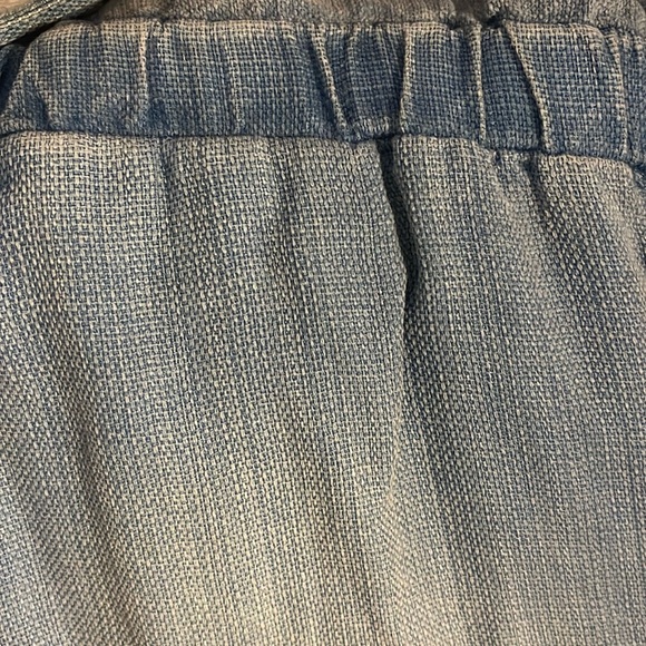 BEAUTIFUL, Bella Dahl chambray strapless jumpsuit with pockets. Like New - Picture 5 of 7